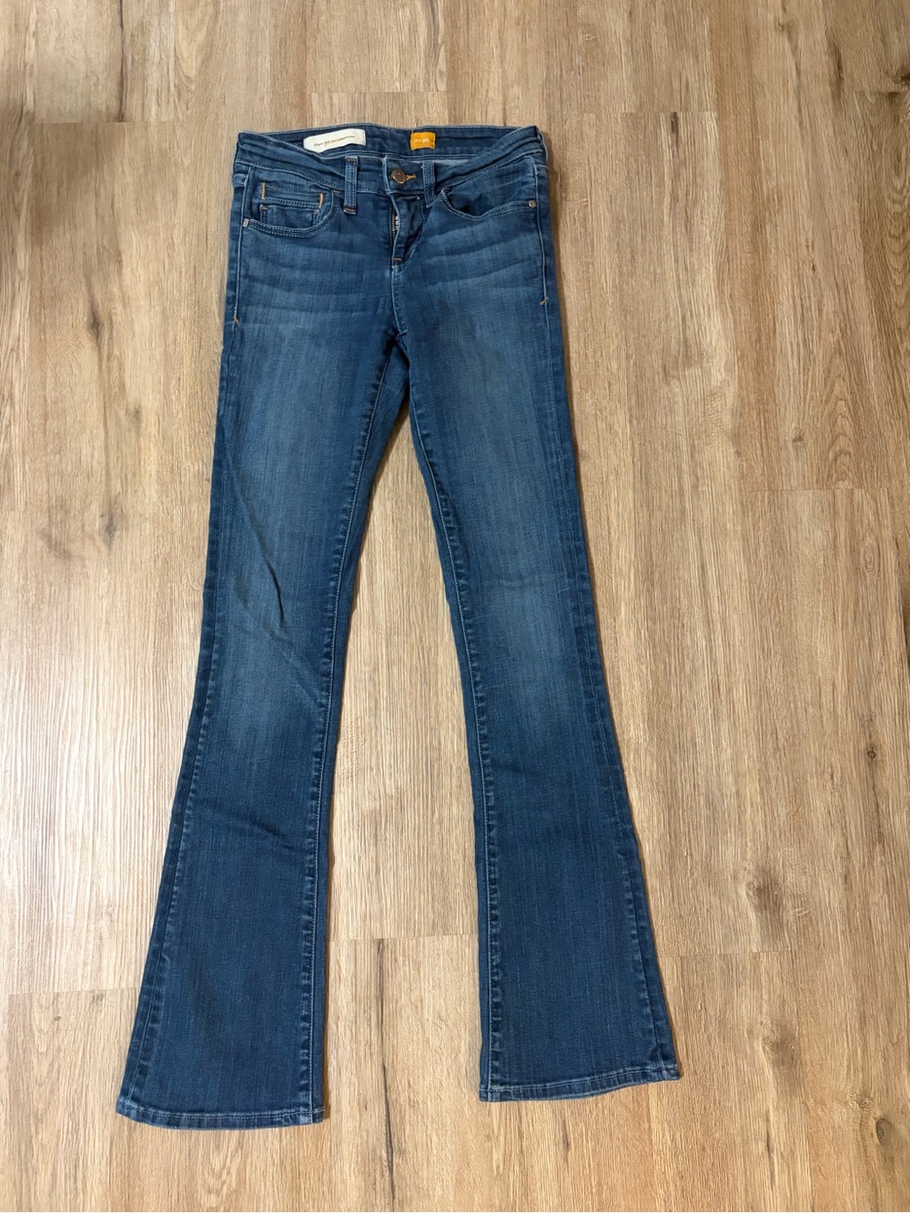 Pilcro and the Letterpress Women's Dark Indigo Flare Jeans